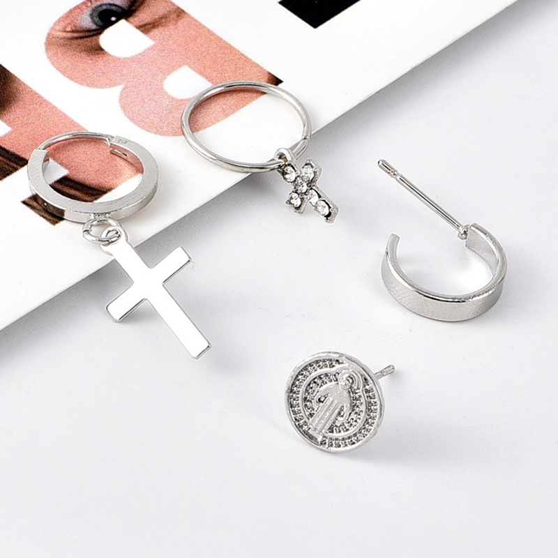 Ygt Set 4 Khuyên Tai Thời Trang Cá Tính Cho Nữ