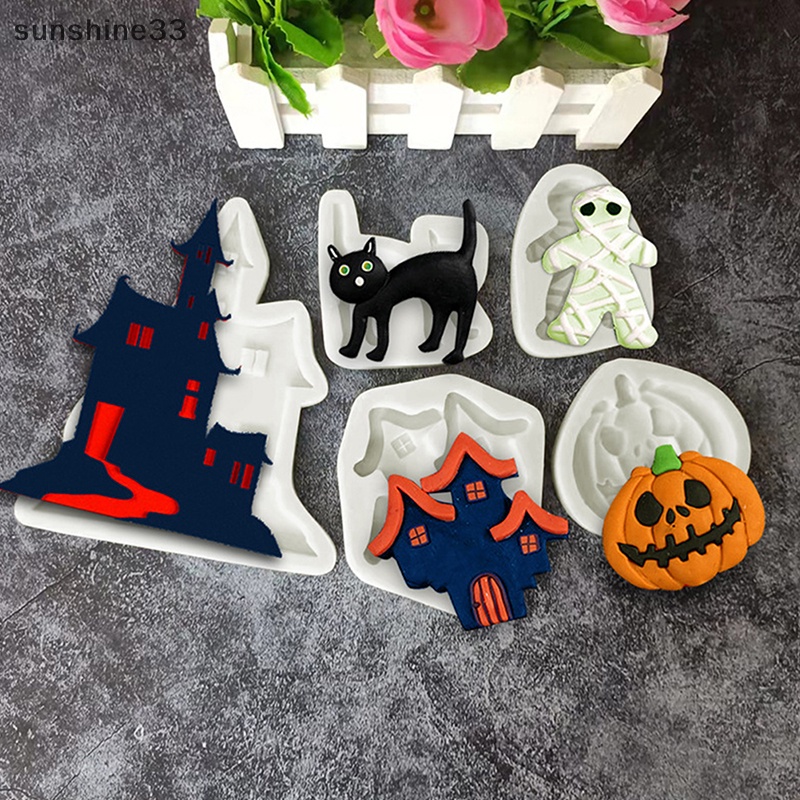 Khuôn Làm Bánh Quy / Kẹo / Sô Cô La Chủ Đề Halloween