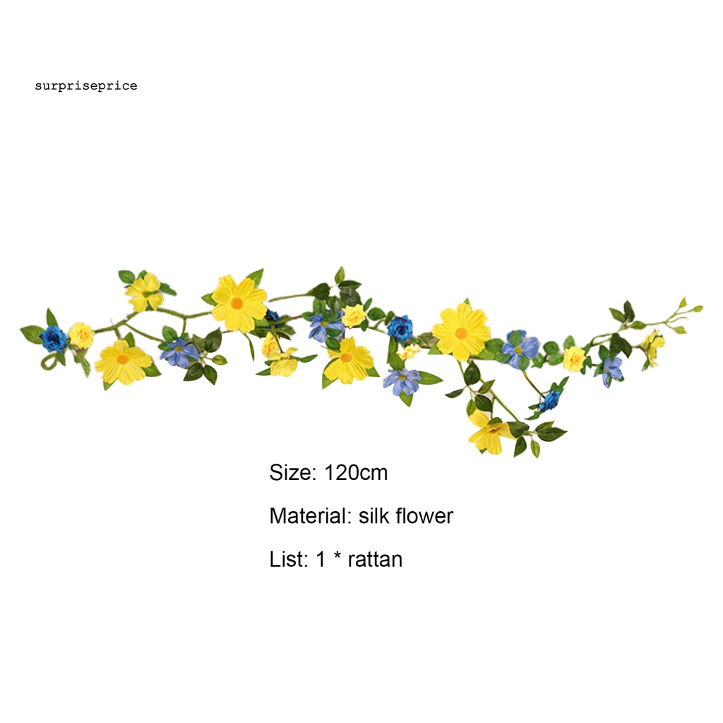 Dây Hoa Nhân Tạo Dùng Trang Trí Cửa Trước Cửa Trước Không Dây Chống Ăn Mòn Dùng Làm Đạo Cụ Chụp Ảnh Tiệc Tùng / SPA