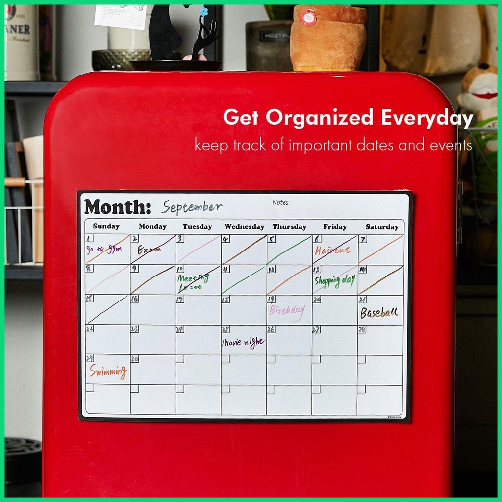 Lịch Nam Châm Gắn Tủ Lạnh Theo Tháng Tiện Lợi