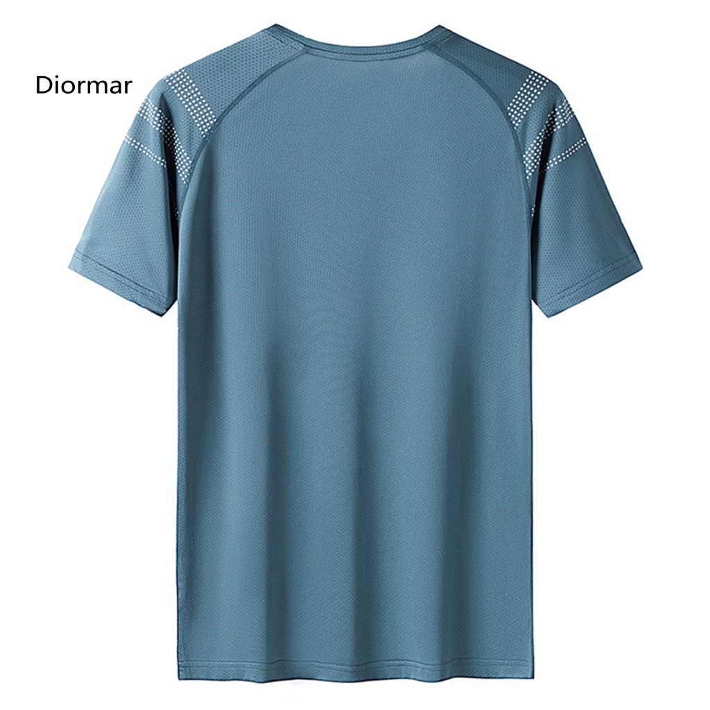 Áo Thun Tay Ngắn Cổ Tròn Màu Sắc Đơn Giản Cho Nam