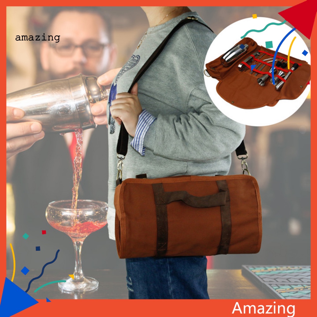 Túi Đựng Dụng Cụ Bằng Vải Canvas Trọng Lượng Nhẹ Cho Bartender