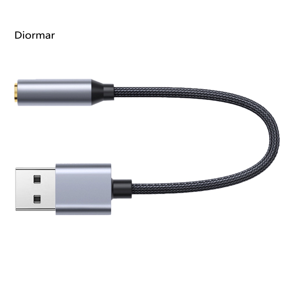 Thẻ Âm Thanh Chuyển Đổi USB Sang 35mm 2 Trong 1 Cho Laptop