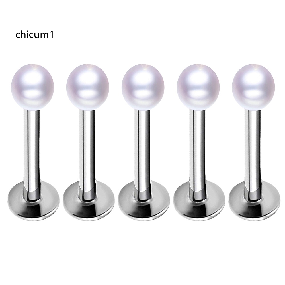 Set 5 Khuyên Đeo Tai / Mũi / Môi / Tai Đa Năng Tiện Dụng Dành Cho Nữ