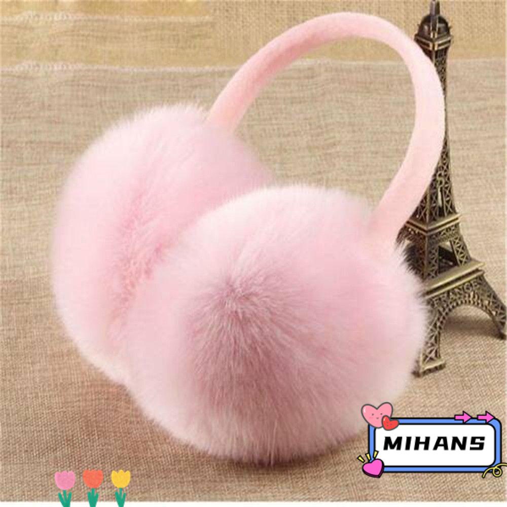 MIH Chụp Tai Bằng Lông Nhung Mềm Mại Giữ Ấm Mùa Đông