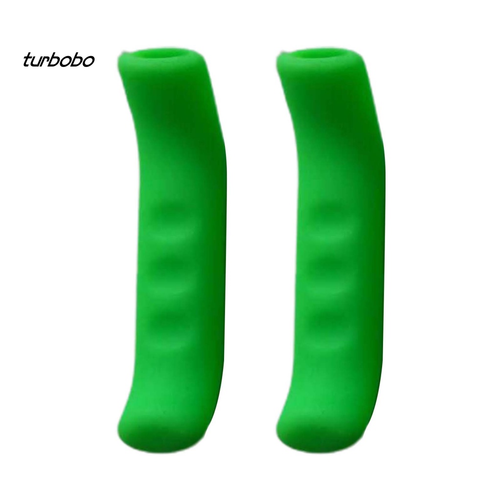 1 Cặp Vỏ Bọc Phanh Xe Đạp Bằng Silicon Chống Trượt Màu Sáng