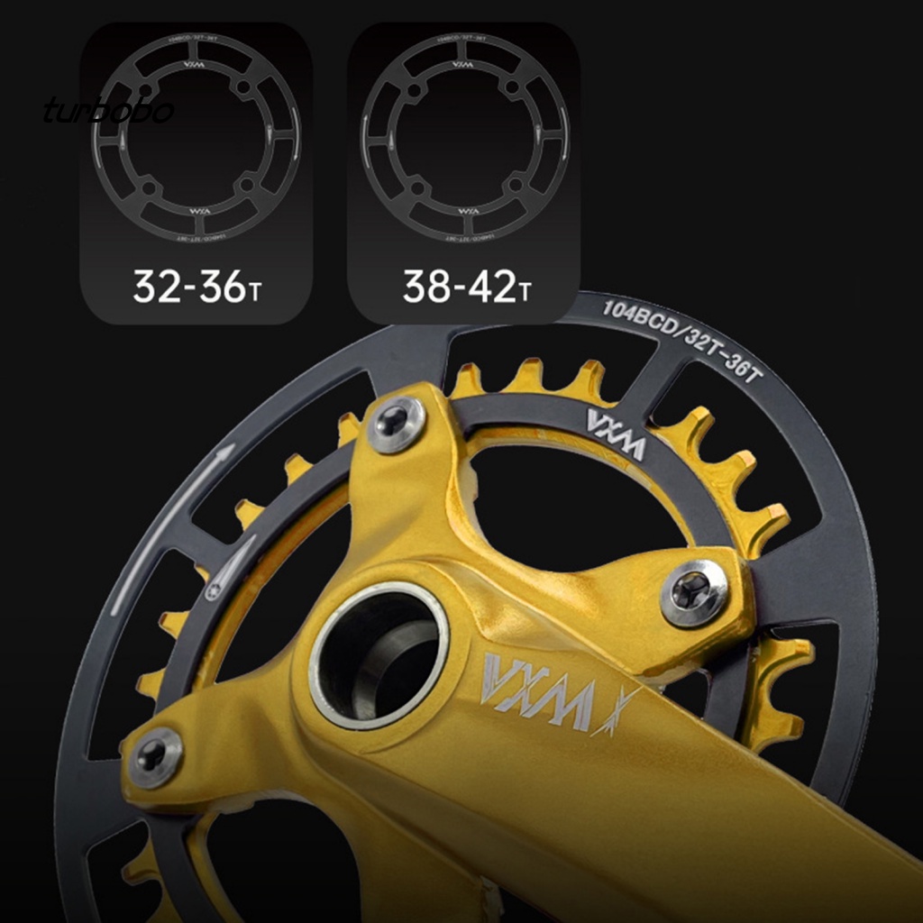 Turbobobo Phụ Kiện Bảo Vệ Tay Quay Xe Đạp 104mm Bằng Hợp Kim Nhôm Chống Ăn Mòn