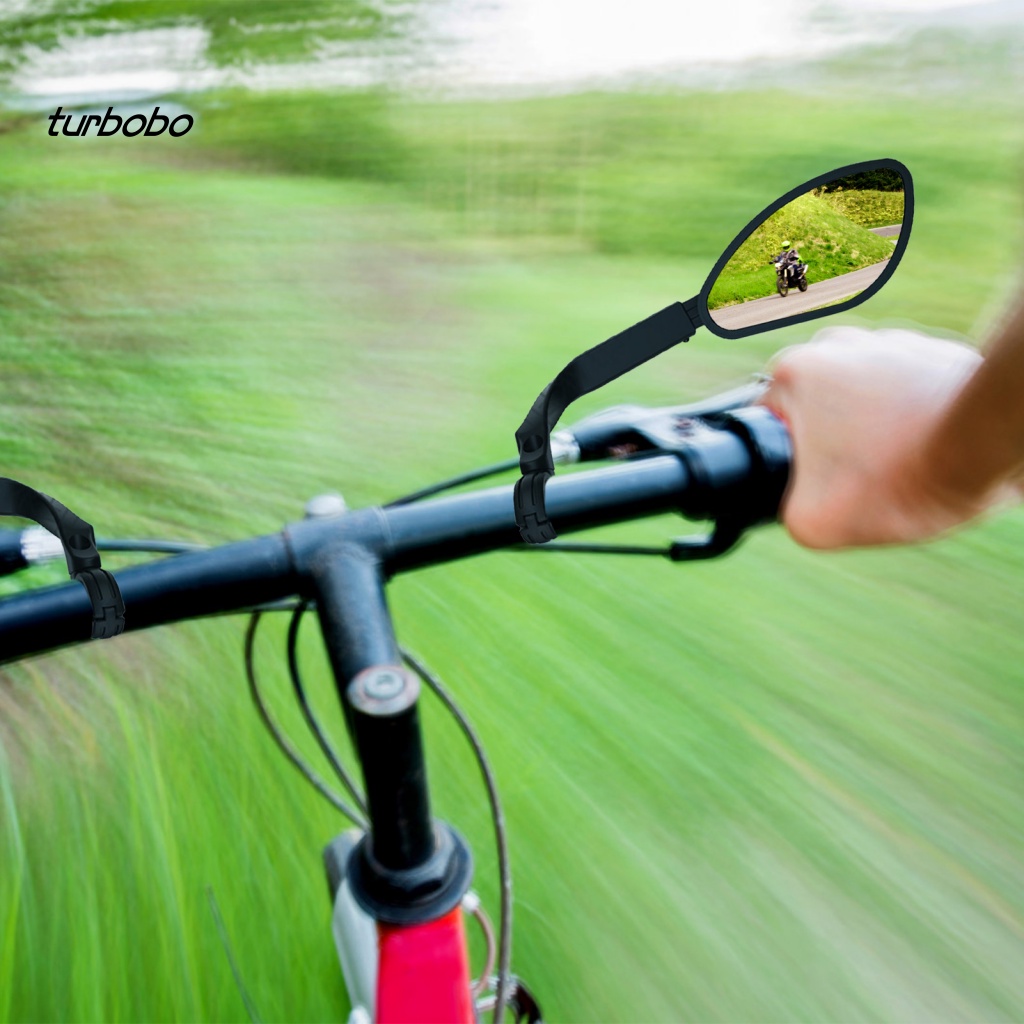 Gương Chiếu Hậu Phản Quang Bằng Thép Không Gỉ Gắn Tay Lái Xe Đạp Gấp Gọn Linh Hoạt