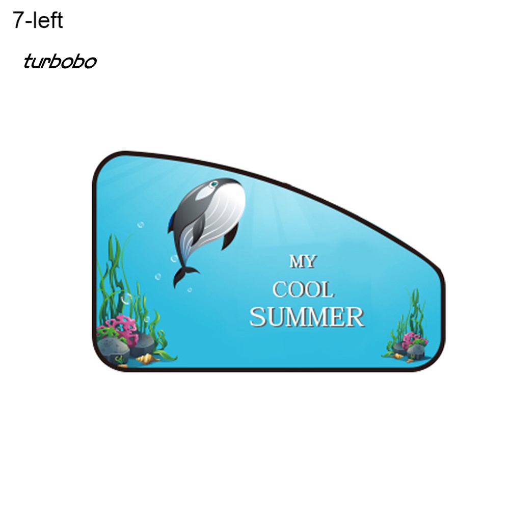 Rèm Che Nắng Từ Tính In Họa Tiết Hoạt Hình Gắn Cửa Sổ Xe Hơi