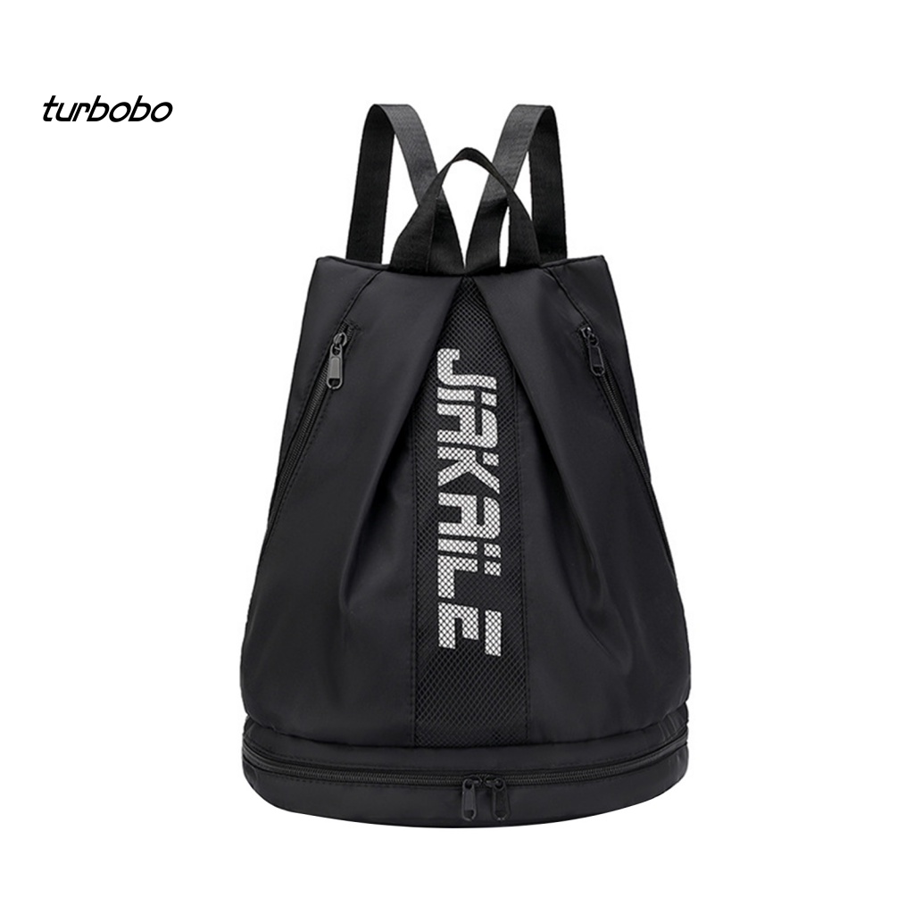 Turbobo Ba Lô Thể Thao Có Ngăn Đựng Giày Với Dây Khóa Kéo Sức Chứa Lớn Có Thể Điều Chỉnh Cho Nữ