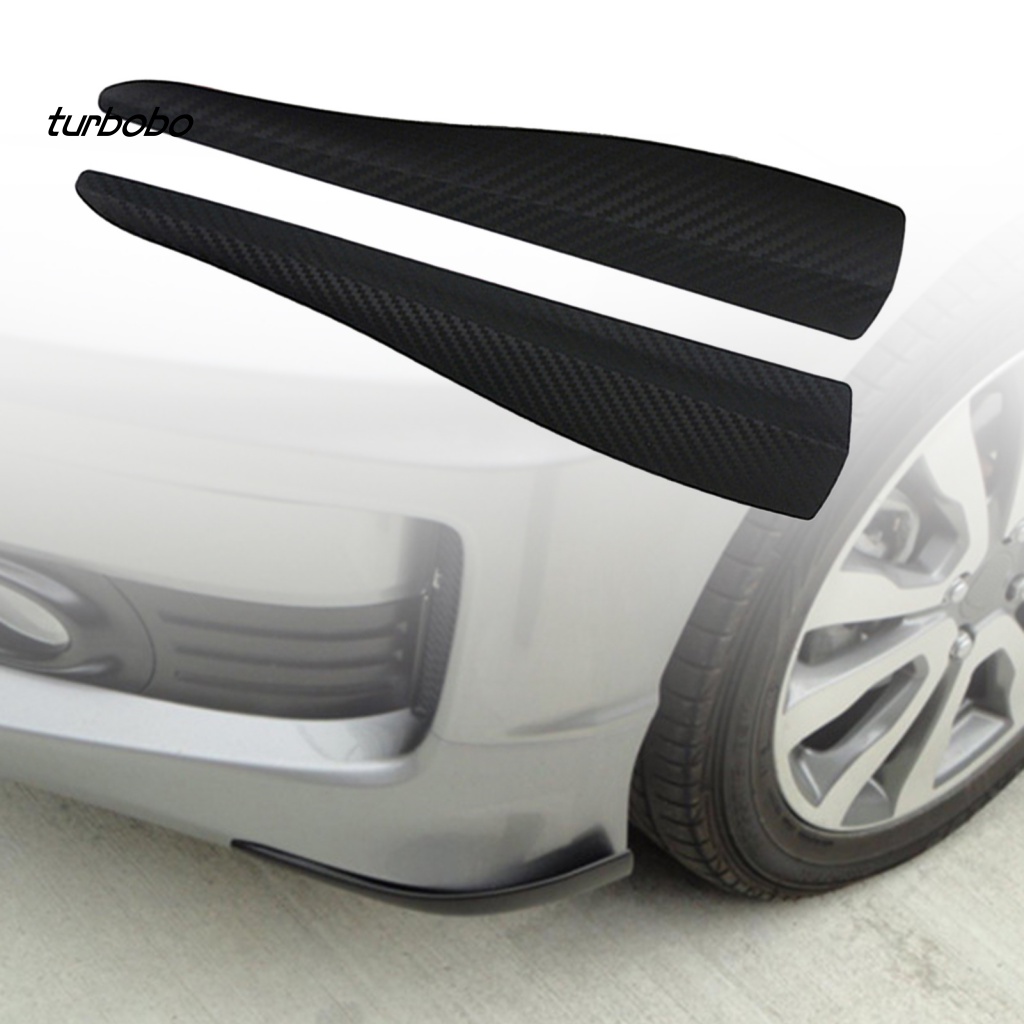 Set 2 Dải Bảo Vệ Góc Chống Va Chạm Bằng Sợi Carbon Thông Dụng Cho Xe Hơi