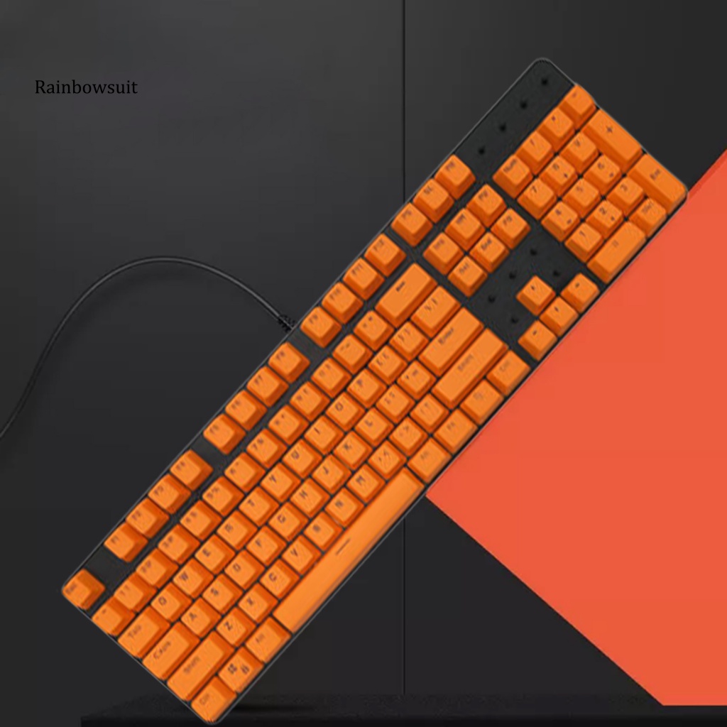 Set 104 Nút Bàn Phím Cơ PBT Có Đèn Nền Thông Dụng Cho Máy Tính PC