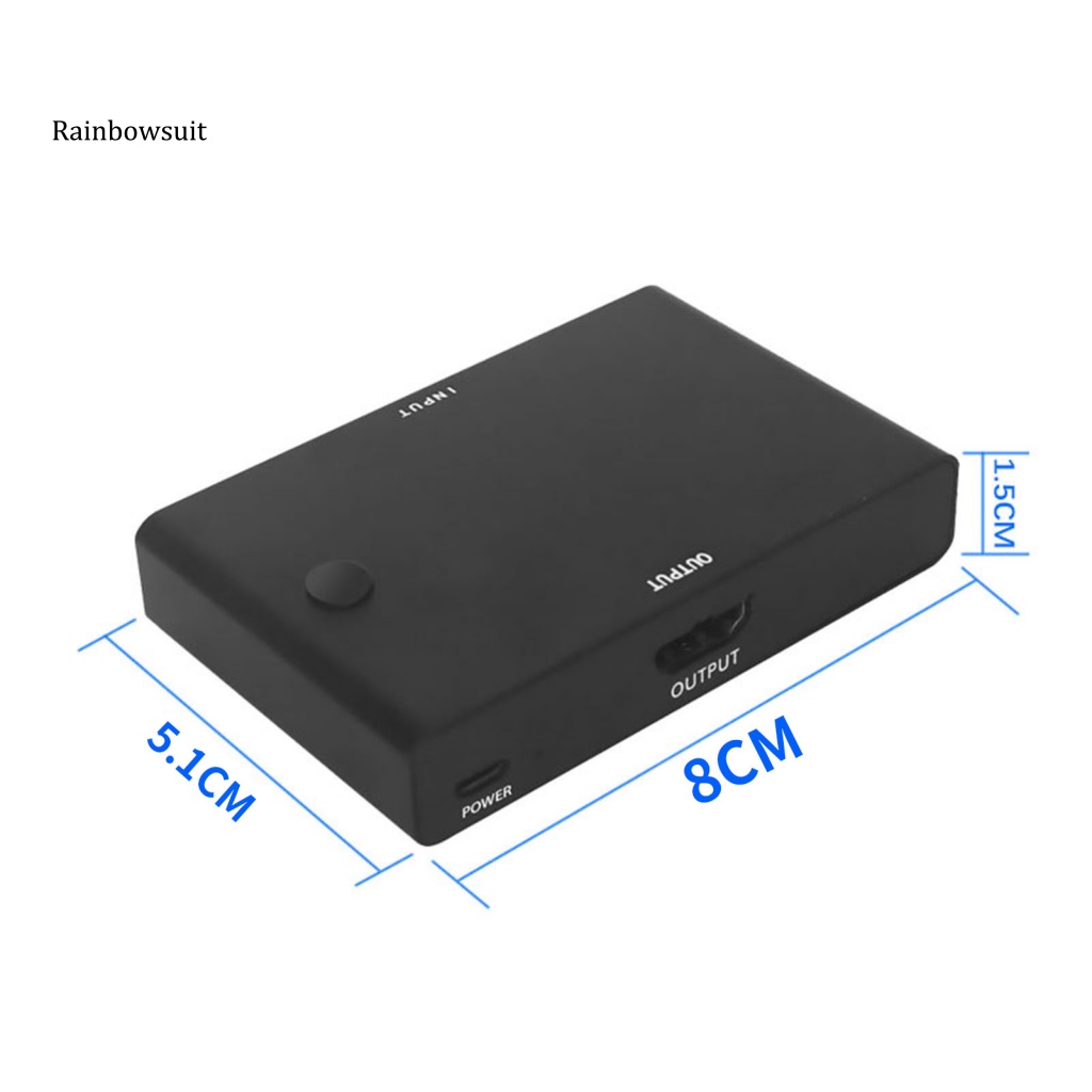 Công Tắc Chuyển Đổi 3 Đầu Vào HDMI Độ Phân Giải Cao Chuyên Nghiệp Dành Cho Laptop