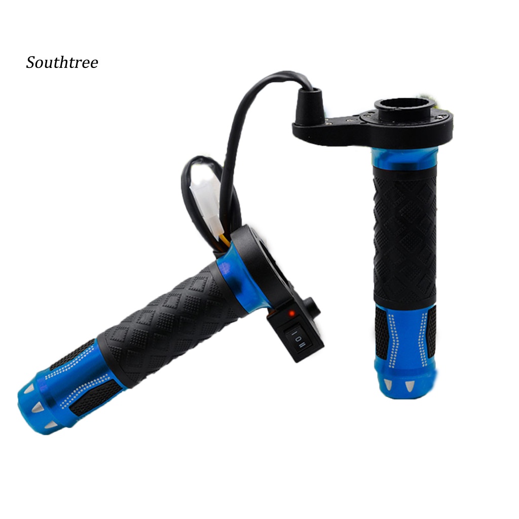 1 Cặp Tay Cầm Lái Xe Máy Điện 12V Giữ Ấm Tùy Chỉnh Chống Mài Mòn