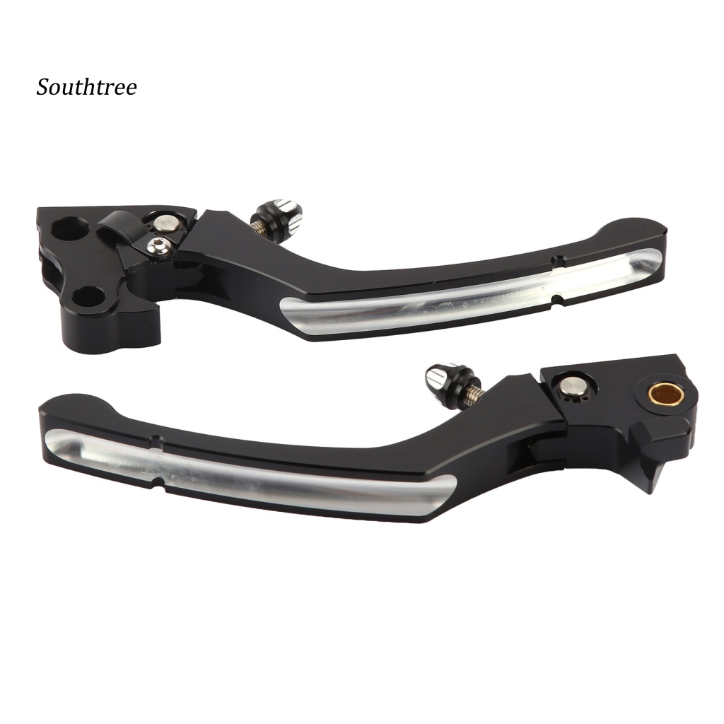 Bộ 2 Cần Gạt Ly Hợp Điều Chỉnh Được Cài Đặt Dễ Dàng Bằng Nhôm Cho XL Sportster 2004-2013