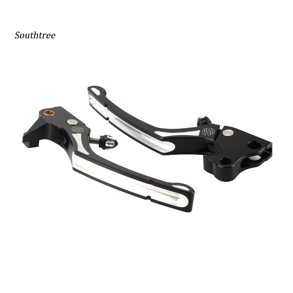 Bộ 2 Cần Gạt Ly Hợp Điều Chỉnh Được Cài Đặt Dễ Dàng Bằng Nhôm Cho XL Sportster 2004-2013