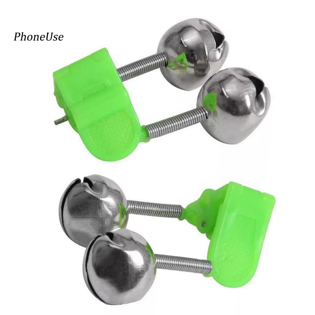 Bộ 50 Chuông Đôi Báo Động Cá Cắn Câu Bằng Nhựa Và Thép Không Gỉ