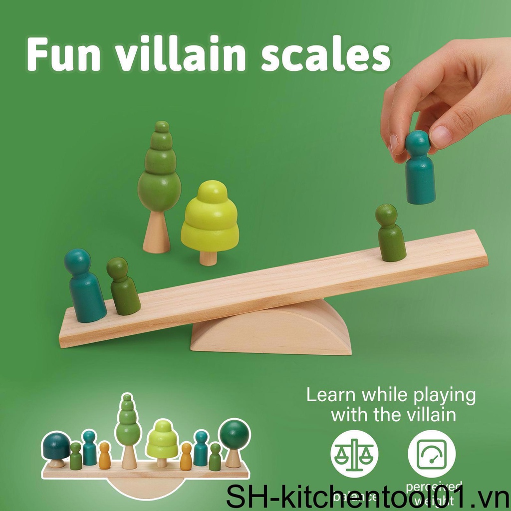 (CD) Đồ Chơi Cân Bằng Montessori Phát Triển Trí Thông Minh Cho Trẻ Em