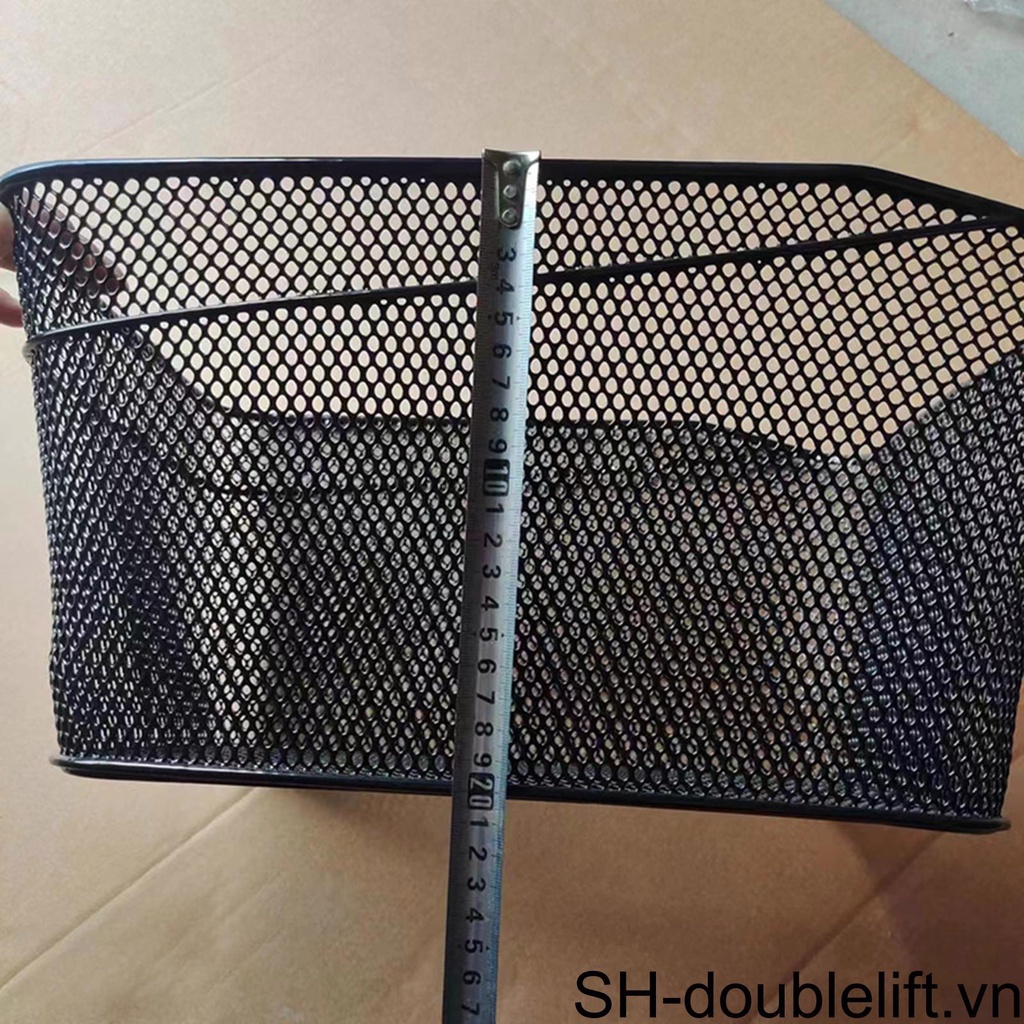 Giỏ Sắt Đựng Vật Dụng Chống Nước Mưa Gắn Yên Sau Xe Đạp