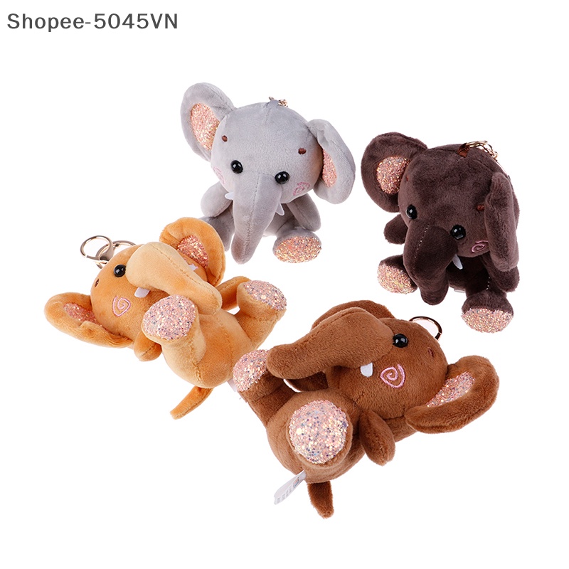 Móc Khóa Hình Voi dumbo Nhồi Bông 10cm Dễ Thương