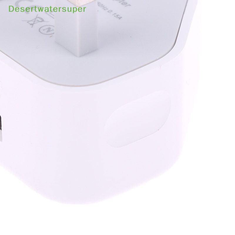 Cốc Sạc Nhanh 2.4A 2 Cổng USB 3 Chấu Phích Cắm UK