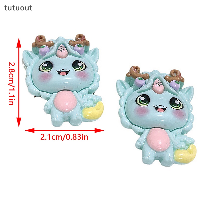 Phụ Kiện Trang Trí Móng Tay Kích Thước 21 * 28mm Bằng Nhựa Resin Hình Khủng Long Nhỏ Dễ Thương 2023