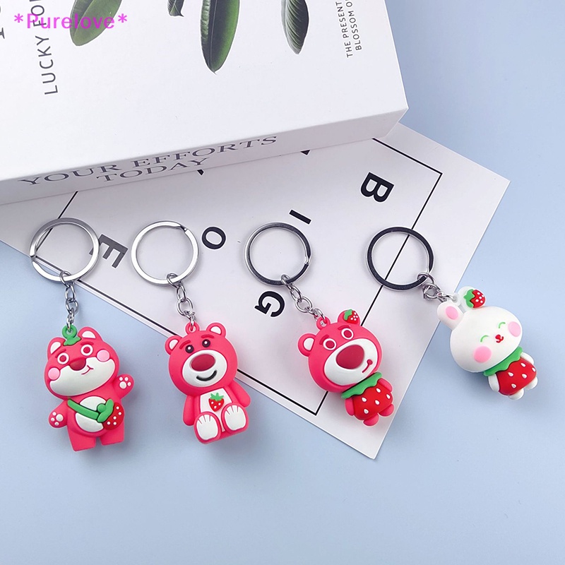 Móc Khóa Hình Gấu 3D Tự Dính Mềm Mại Đáng Yêu Mới