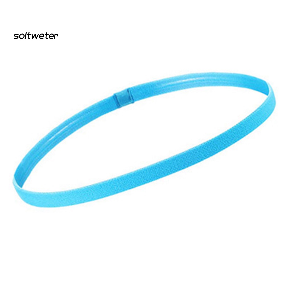 Băng Đô Thể Thao Thấm Hút Mồ Hôi Chống Trượt Mềm Mại Co Giãn Tốt Màu Trơn