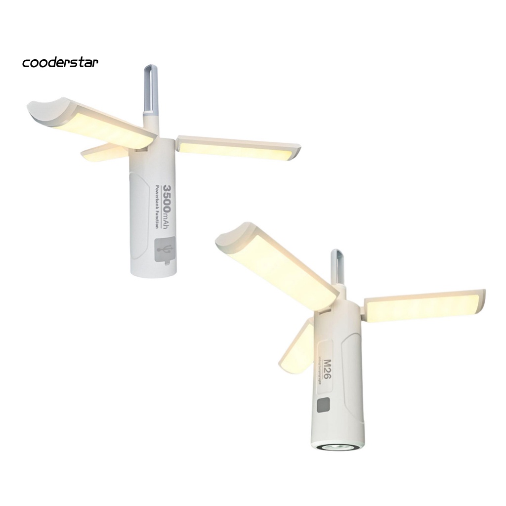 1 Bộ Đèn Cắm Trại Chống Nước Có Thể Gấp Lại Độ Sáng Cao