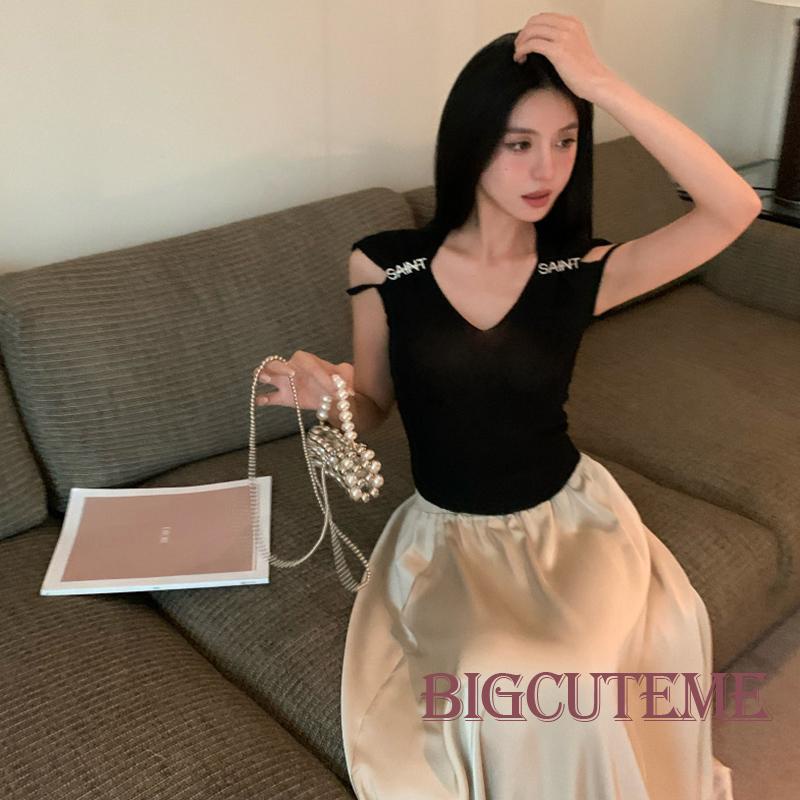 Áo Croptop Sát Nách Màu Sắc Đơn Giản Thời Trang Mùa Hè Cho Nữ