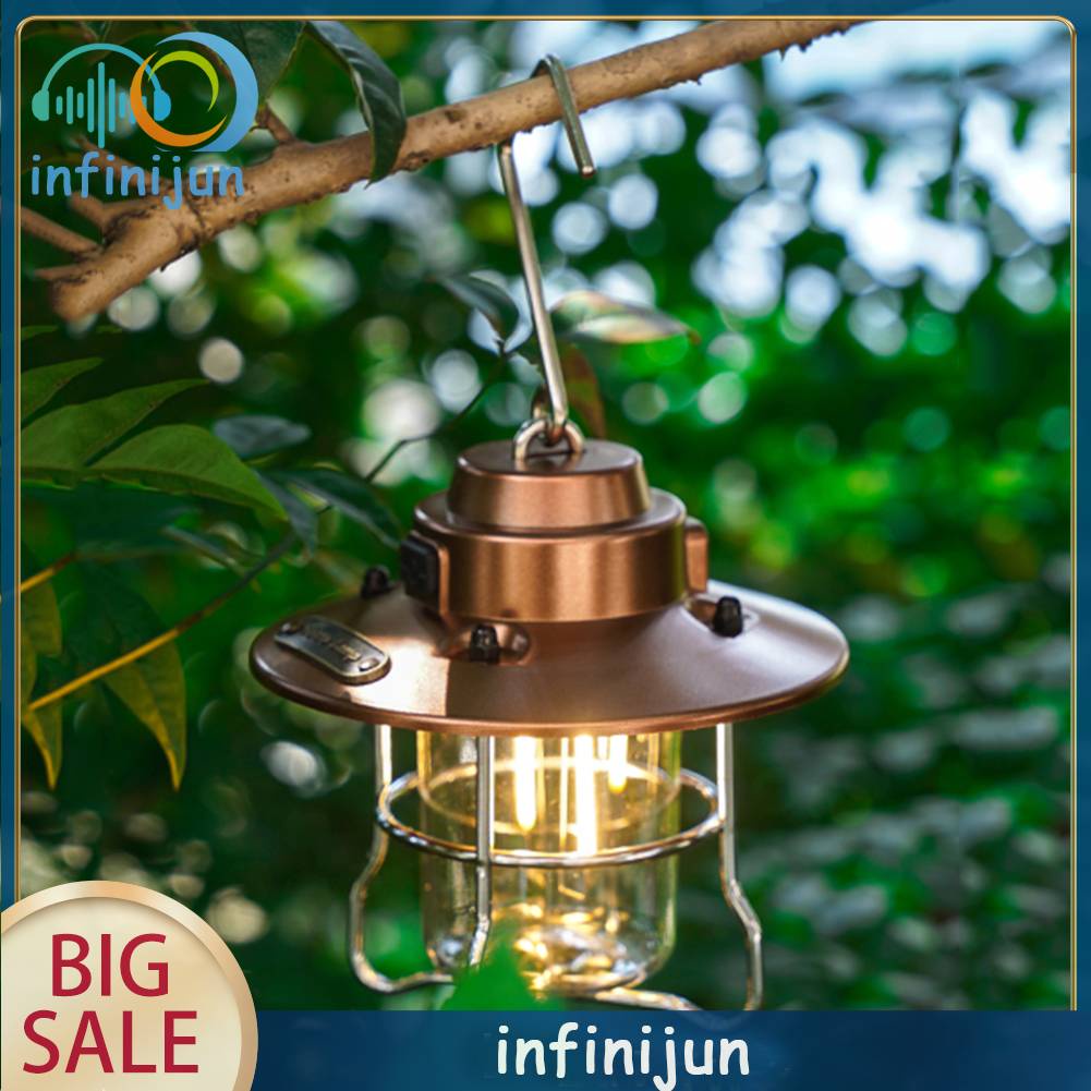 Đèn LED Cắm Trại Chống Nước 300LM 650mAh IPX4 Loại C