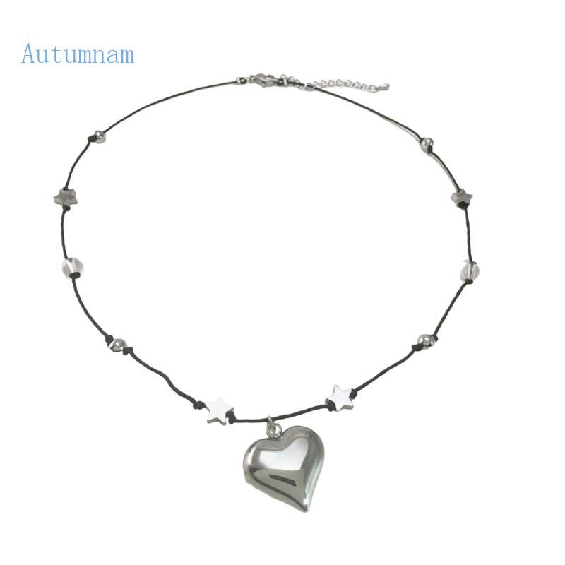 Vòng cổ Mạ Vàng 2K Mặt Hình Ngôi Sao / Trái Tim Đơn Giản Ngọt Ngào