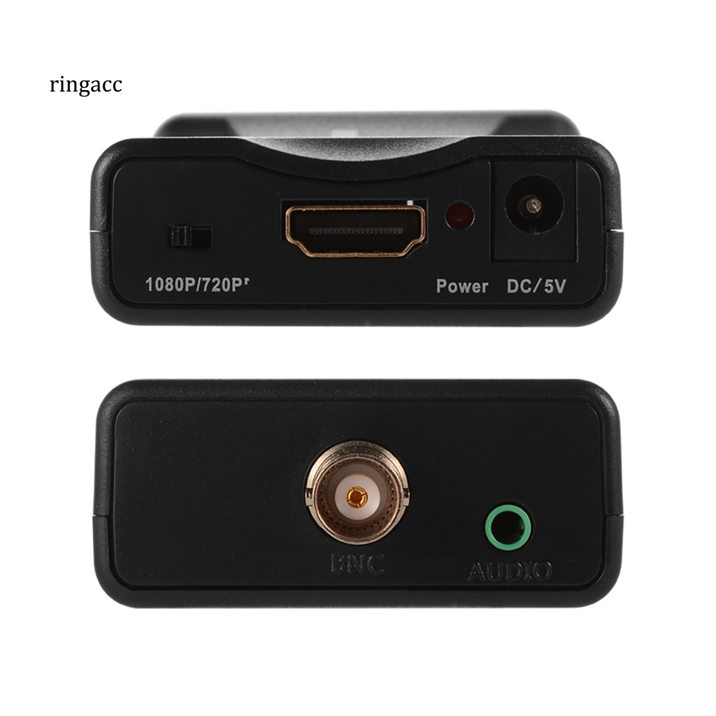 Bộ Chuyển Đổi Tín Hiệu Video Ổn Định Phích Cắm RGA 1080P / 720P BNC Sang HDMI Cho Máy Ảnh