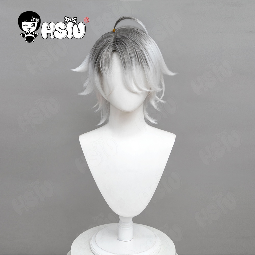 Bộ Tóc Giả Ngắn 35cm + Mũ Đội Hóa Trang Nhân Vật Game Identity V Emil