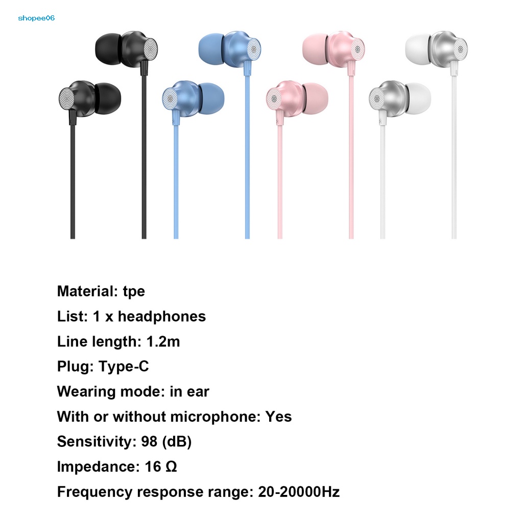 Tai Nghe Có Dây Sạc Loại C HD C Giảm Tiếng Ồn Thông Minh