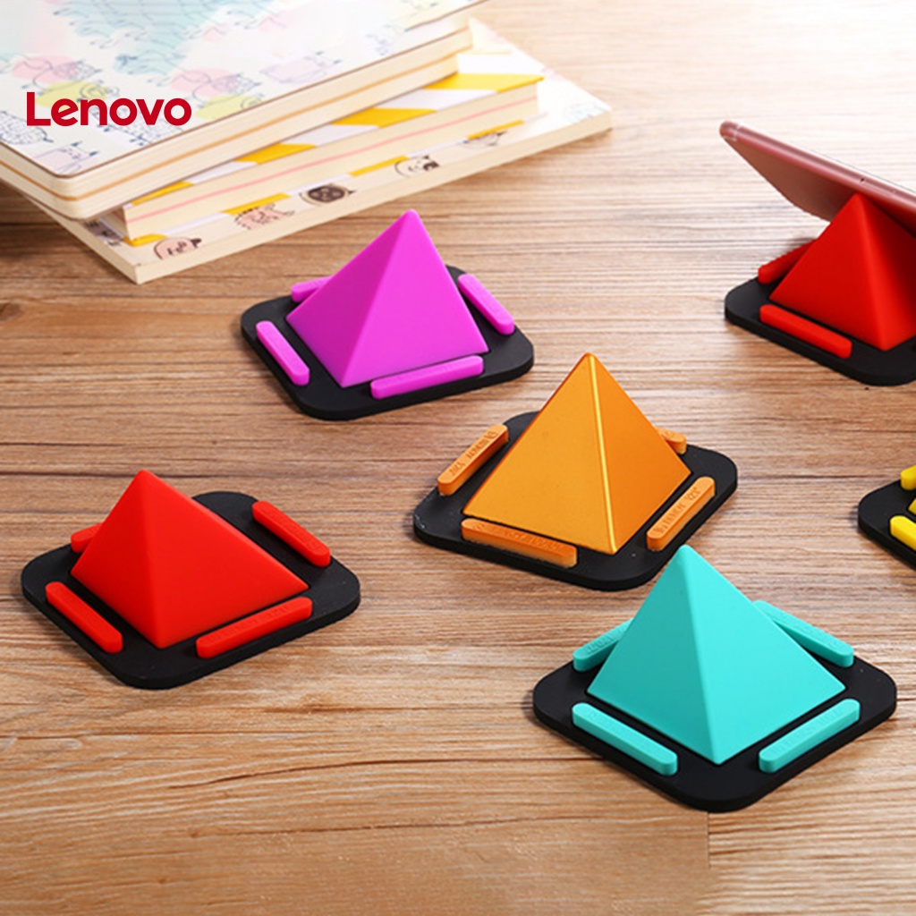 Giá Đỡ Điện Thoại / Máy Tính Bảng Bằng Silicon Bốn Mặt Chống Trượt Hình Kim Tự Tháp Họa Tiết Hoa Hướng Dương Đa