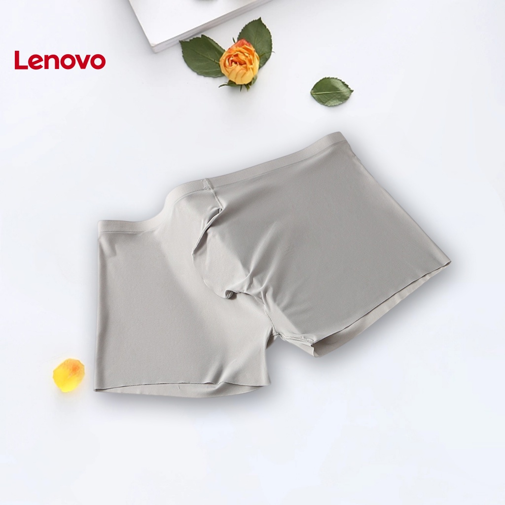 Quần Lót Boxer Không Đường May Co Giãn Màu Sắc Đơn Giản Cho Nam