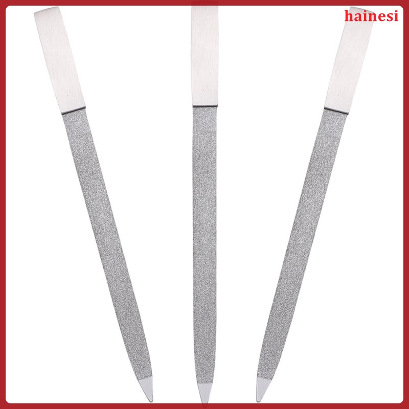 Set 3 Dụng Cụ Dũa Móng Tay Bằng Thép Không Gỉ