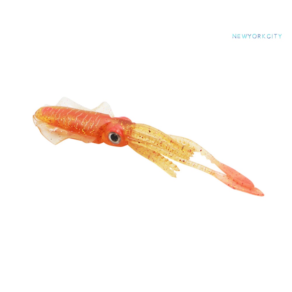 Mồi Câu Cá Nhân Tạo Hình Con Mực Mềm Mại Tiện Dụng