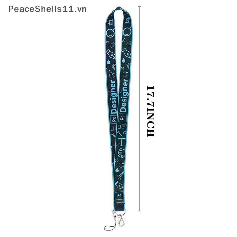 Dây Đeo Cổ Gắn Móc Khóa / Điện Thoại Họa Tiết Hoạt Hình Dễ Thương