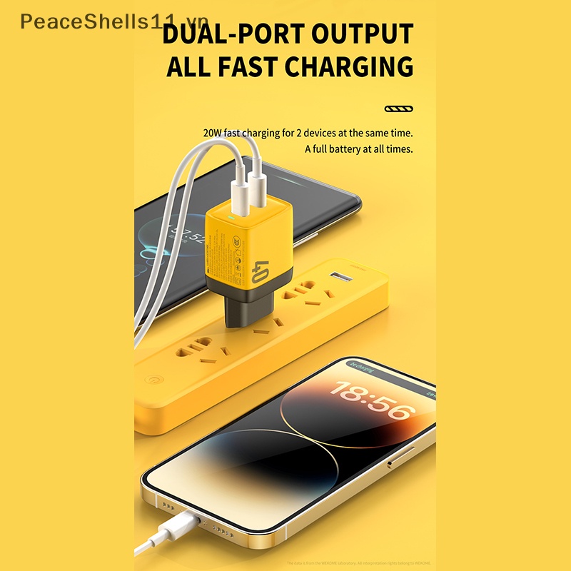 Bộ Sạc Nhanh 40w GaN Type C PD Chuyên Dụng Cho iPhone iPad Huawei Xiaomi