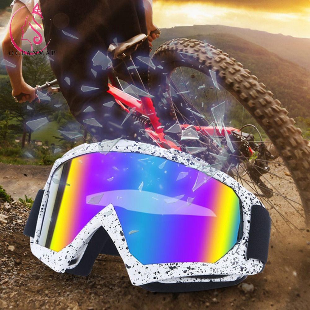 OCEANMAP Kính Chắn Gió Bảo Vệ Mắt Khi Lái Xe Mô Tô