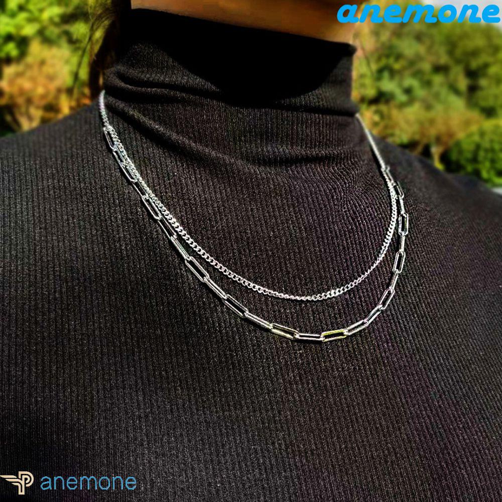 ANEMONE Vòng cổ Phong Cách Hiphop Thời Trang Cho Nam