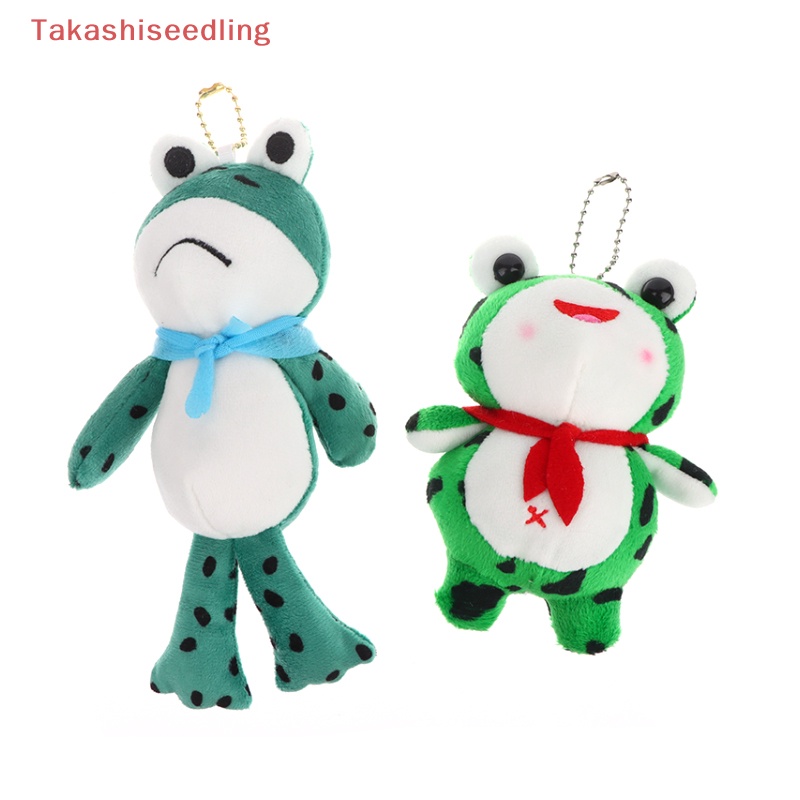 Móc Khóa Hình Chú Ếch Nhồi Bông Mềm Mại Đáng Yêu