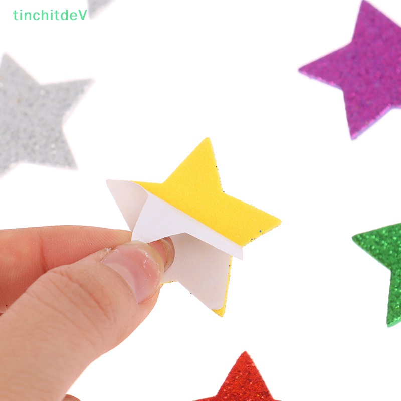 [TinchitdeV] 45 Miếng Dán Xốp Tự Dính Hình Ngôi Sao Lấp Lánh Trang Trí Tiệc Sinh Nhật DIY