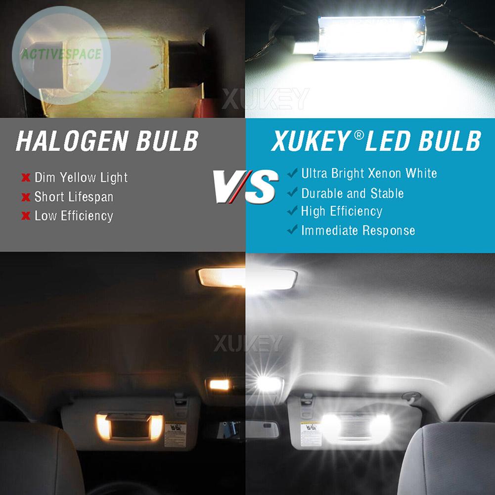 ⚡READYSTOCK⚡Upgrade Your Car's Lighting with 41mm LED Canbus Dome Map Lights Set of 4