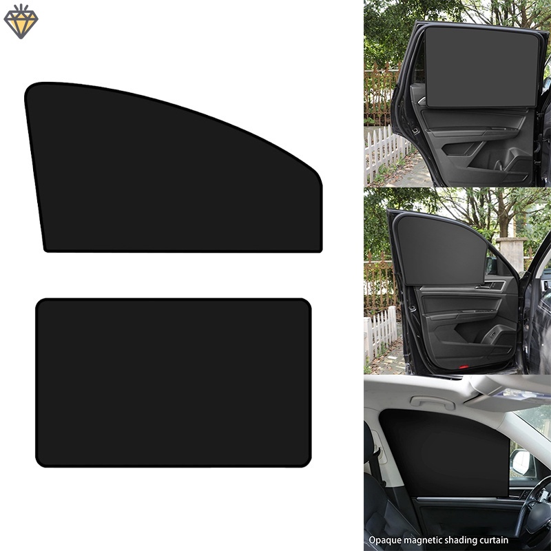 Rèm Che Nắng Từ Tính Gắn Cửa Sổ Xe Hơi Bảo Vệ Sự Riêng Tư Cho Người Lớn Và Trẻ Em