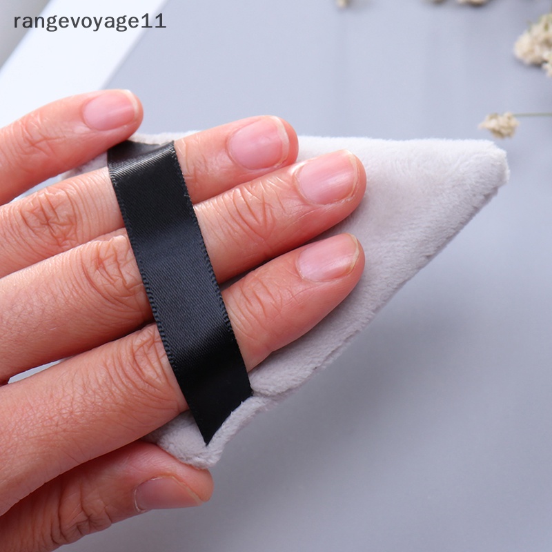 Bông Mút Trang Điểm Hình Tam Giác Mini Bằng Cotton Sa Thạch