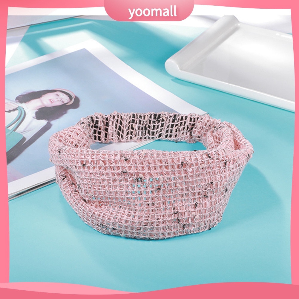 Băng Đô Cài Tóc Rửa Mặt Co Giãn Hình Hoa Thời Trang Cho Nữ