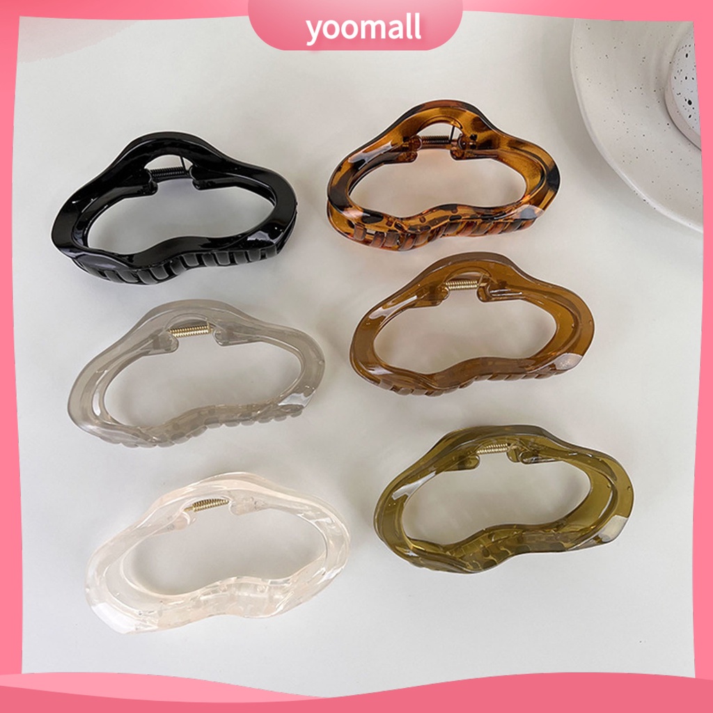 Kẹp Tóc Acrylic Chống Trượt Hình Đám Mây Thời Trang Cho Nữ